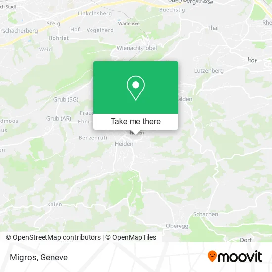 Migros map
