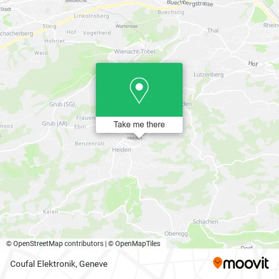 Coufal Elektronik map