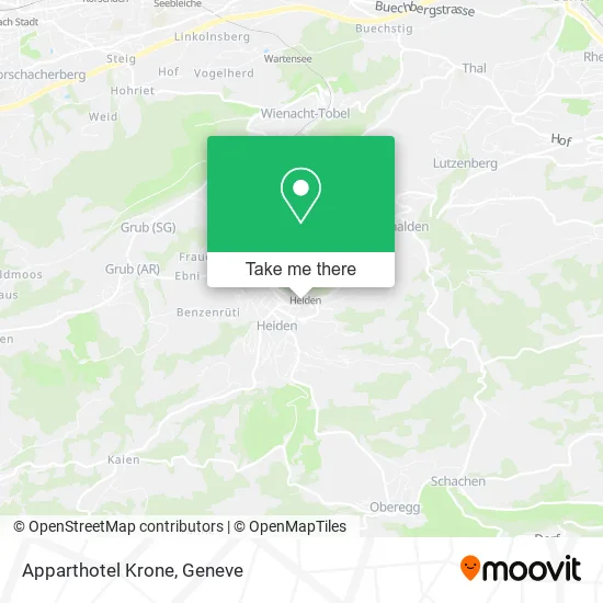 Apparthotel Krone map