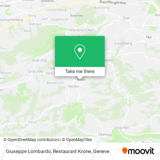 Giuseppe Lombardo, Restaurant Krone map