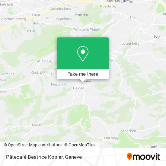 Pâtecafé Beatrice Kobler map