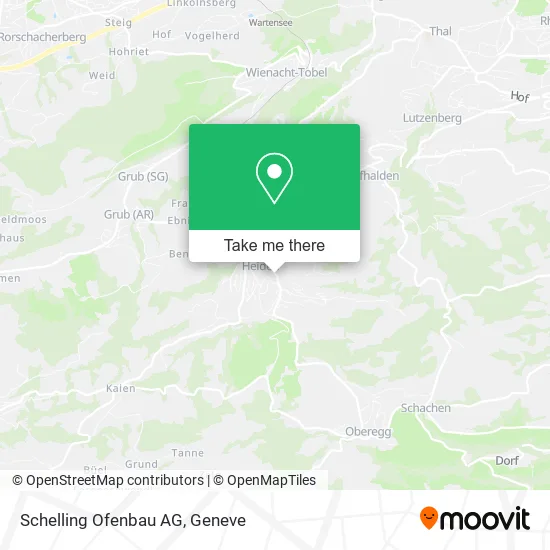 Schelling Ofenbau AG map