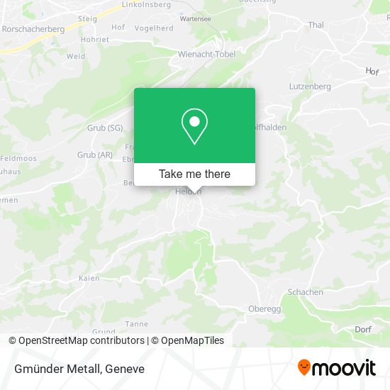 Gmünder Metall map