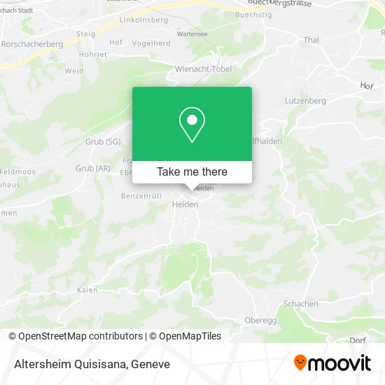 Altersheim Quisisana map
