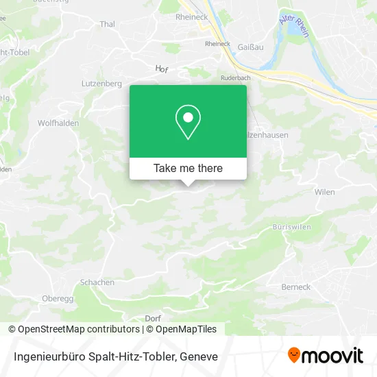 Ingenieurbüro Spalt-Hitz-Tobler map