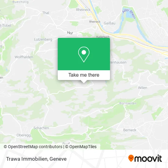 Trawa Immobilien map