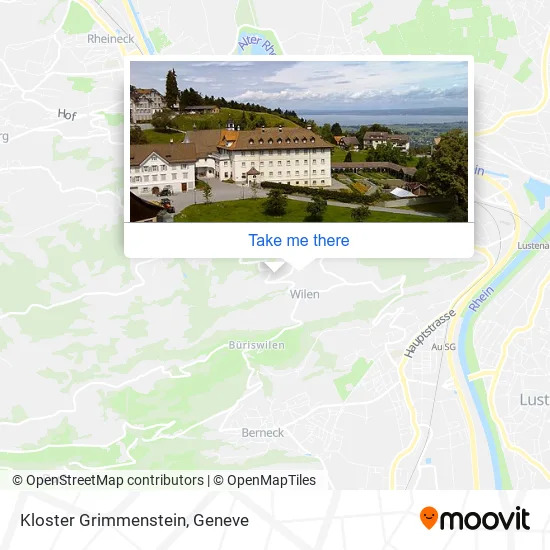 Kloster Grimmenstein map