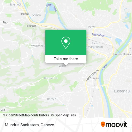 Mundus Sanitatem map