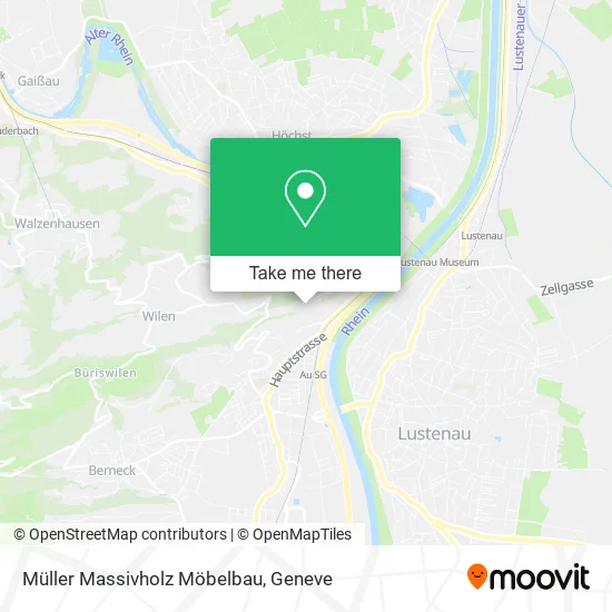 Müller Massivholz Möbelbau map