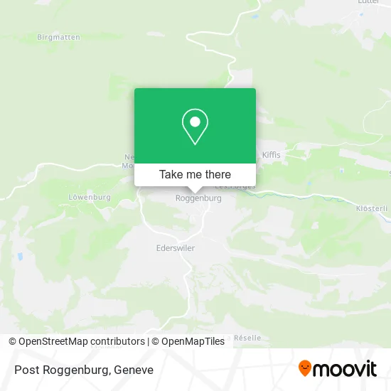 Post Roggenburg map