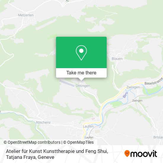 Atelier für Kunst Kunsttherapie und Feng Shui, Tatjana Fraya map