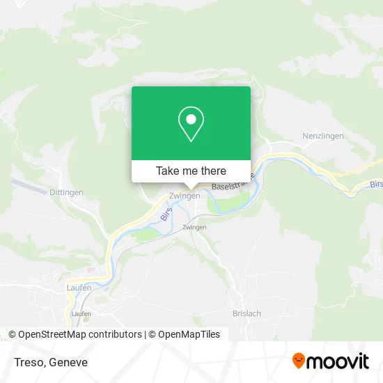Treso map