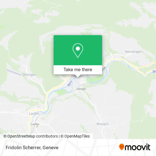 Fridolin Scherrer map