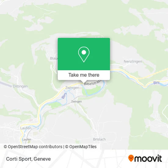 Corti Sport map