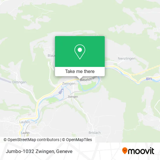 Jumbo-1032 Zwingen map