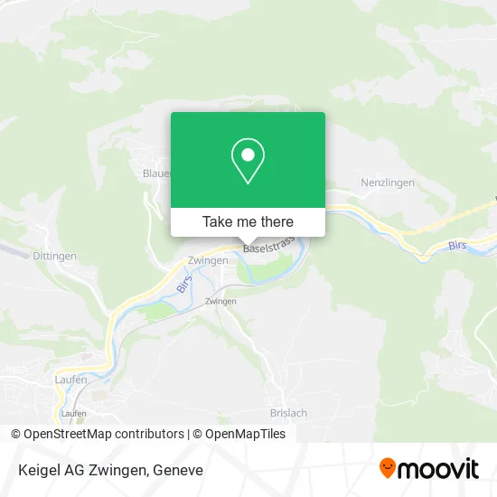 Keigel AG Zwingen map