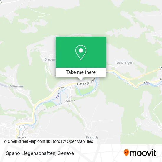 Spano Liegenschaften map