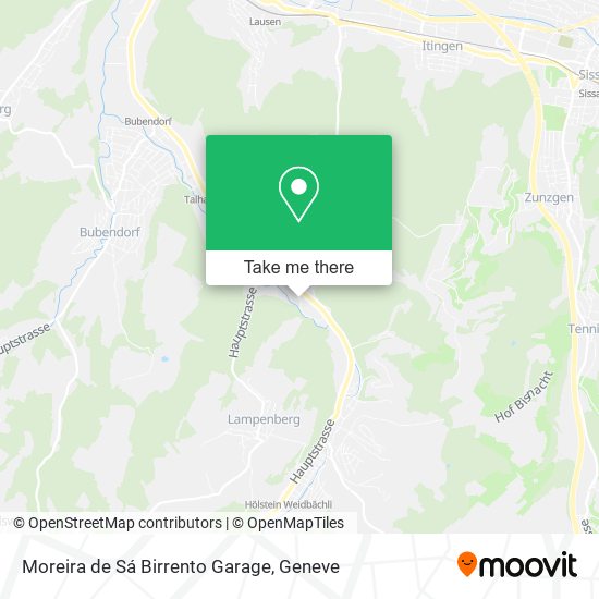 Moreira de Sá Birrento Garage map