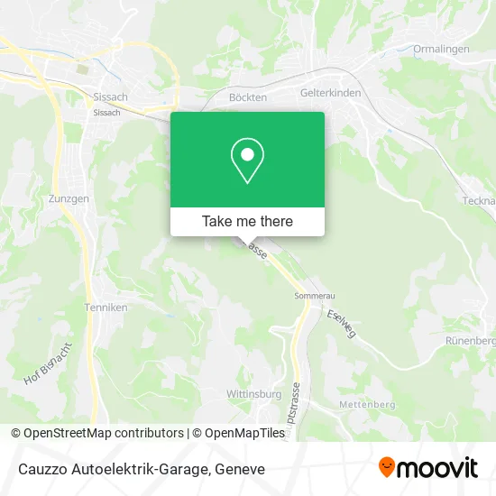 Cauzzo Autoelektrik-Garage map