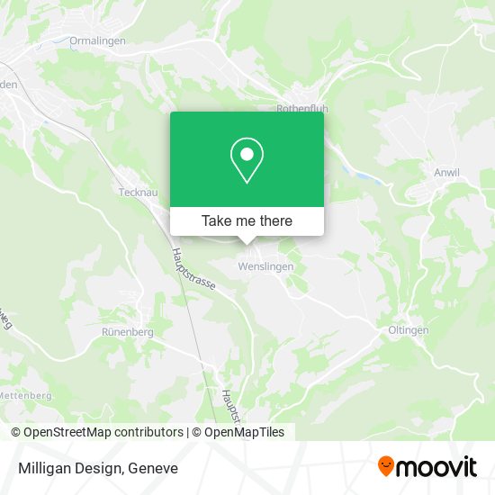 Milligan Design map