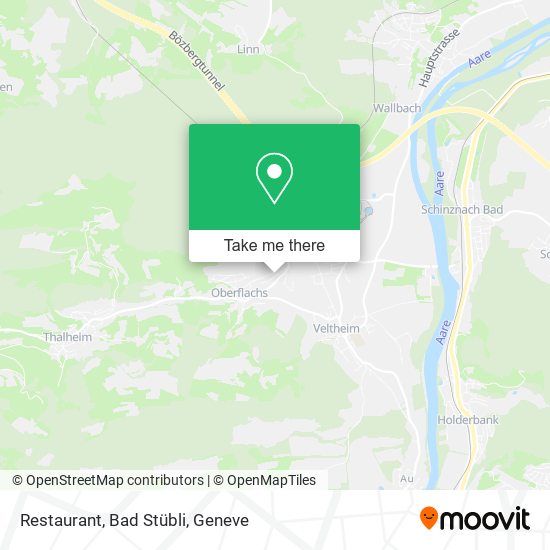 Restaurant, Bad Stübli map