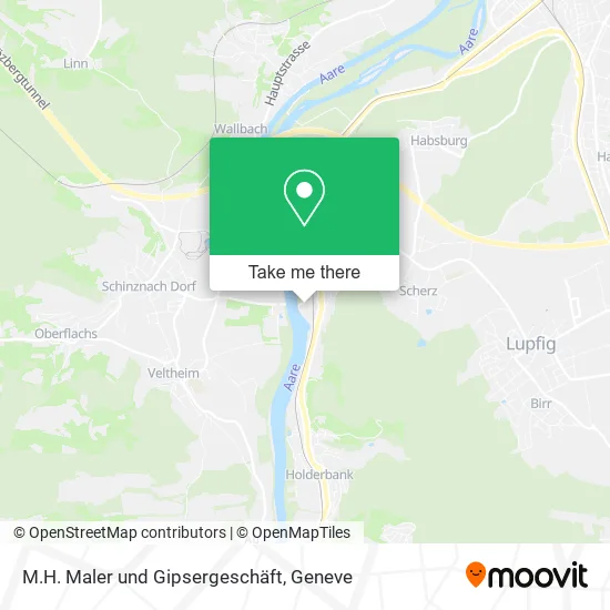 M.H. Maler und Gipsergeschäft map