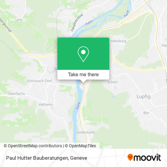 Paul Hutter Bauberatungen map