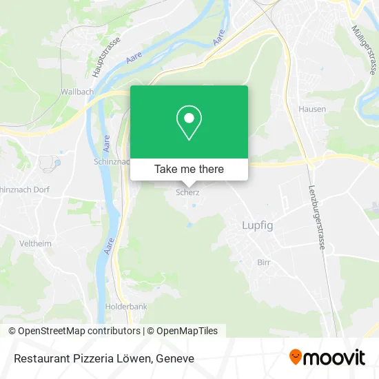 Restaurant Pizzeria Löwen map