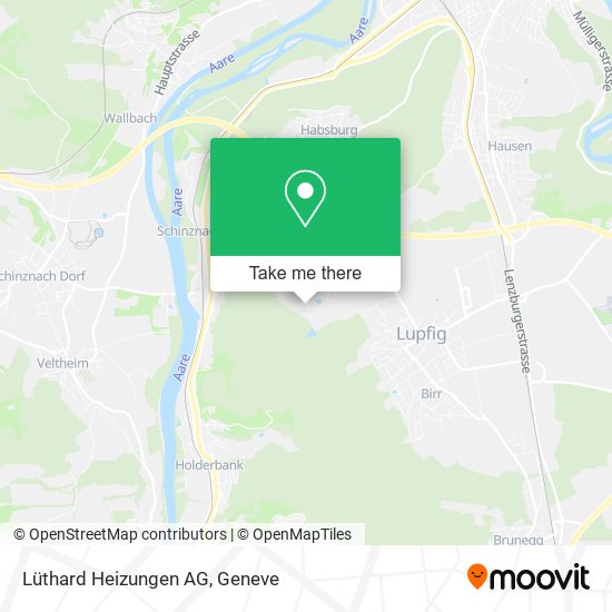 Lüthard Heizungen AG map