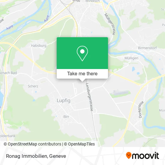 Ronag Immobilien map