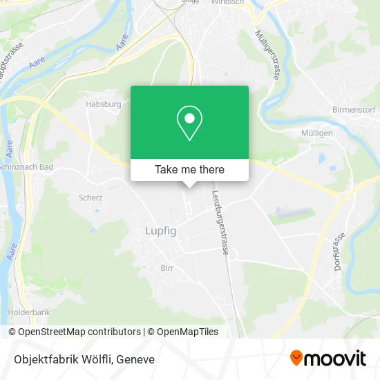 Objektfabrik Wölfli map