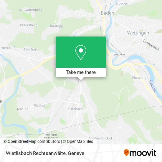 Wietlisbach Rechtsanwälte plan