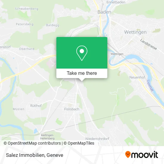 Salez Immobilien map