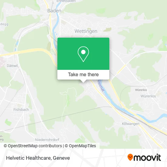 Helvetic Healthcare map