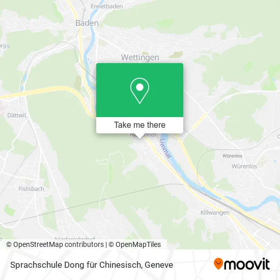 Sprachschule Dong für Chinesisch map