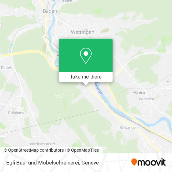 Egli Bau- und Möbelschreinerei map