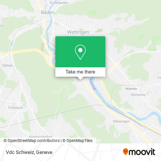 Vdc Schweiz map