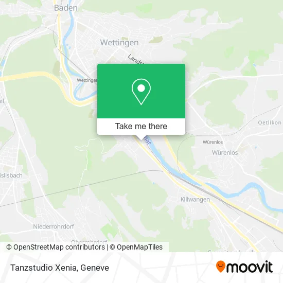 Tanzstudio Xenia map