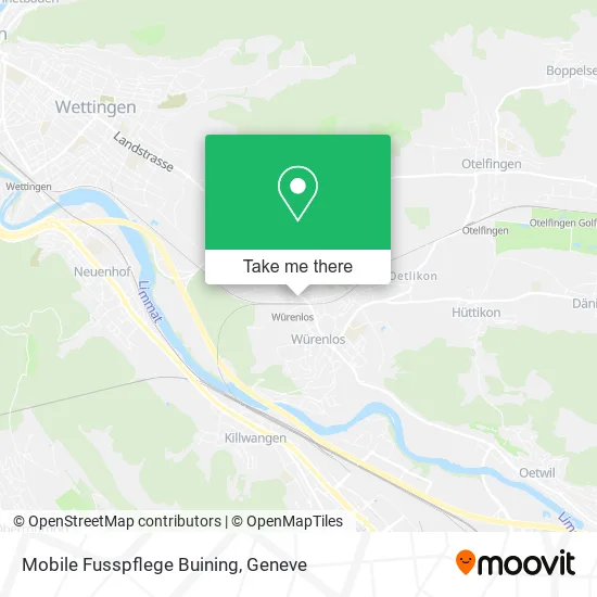 Mobile Fusspflege Buining map