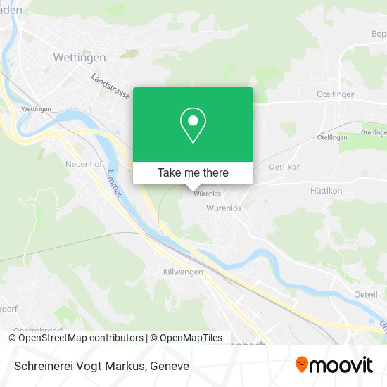 Schreinerei Vogt Markus map