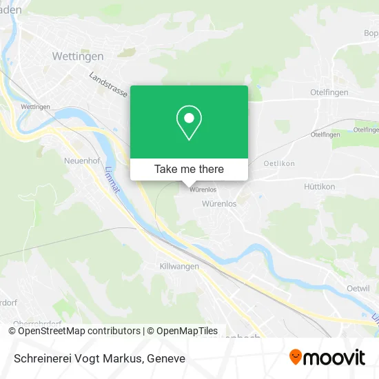 Schreinerei Vogt Markus map