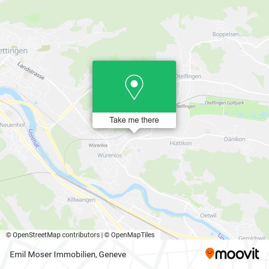 Emil Moser Immobilien map