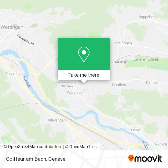 Coiffeur am Bach map
