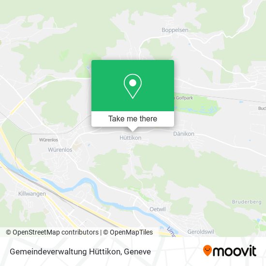 Gemeindeverwaltung Hüttikon plan