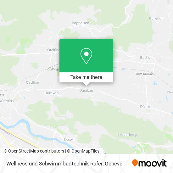 Wellness und Schwimmbadtechnik Rufer map