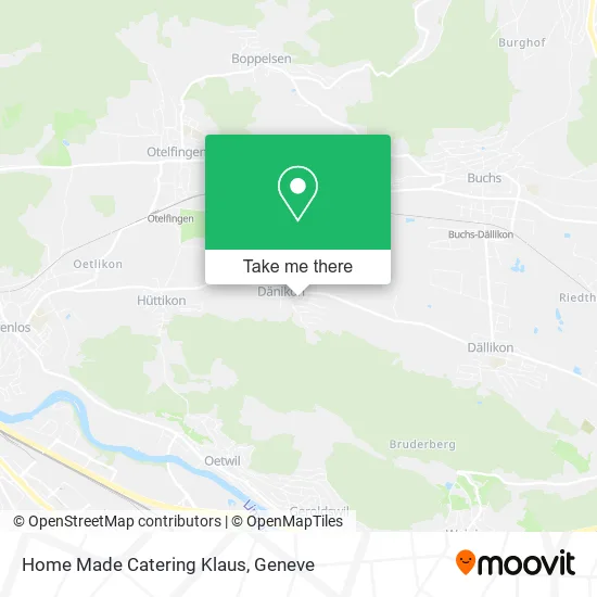 Home Made Catering Klaus map