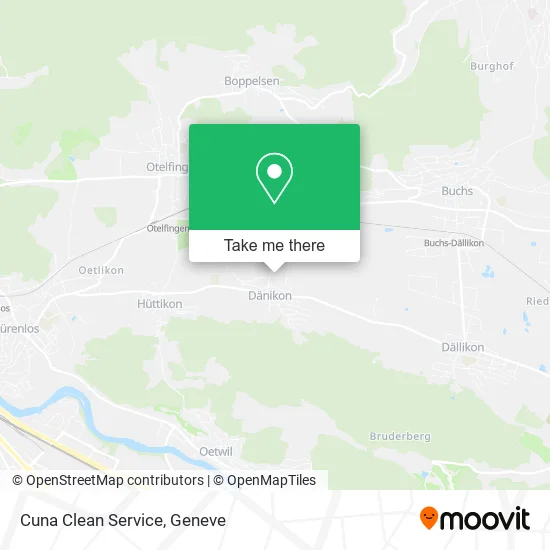 Cuna Clean Service map