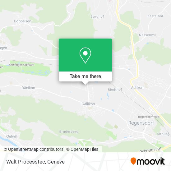 Walt Processtec map