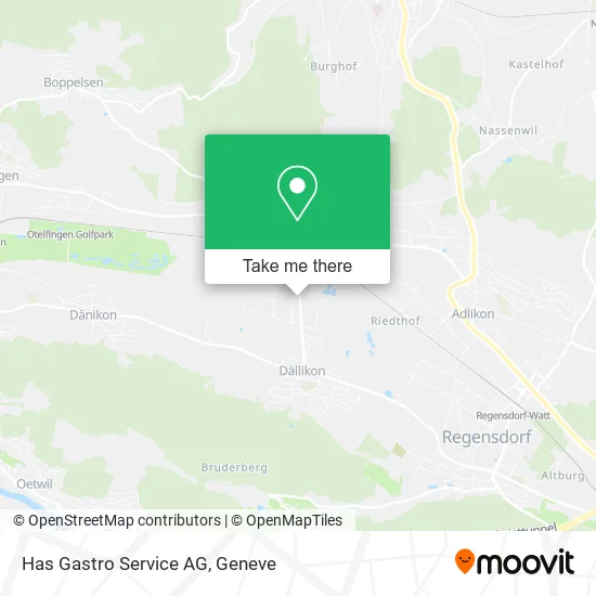 Has Gastro Service AG map