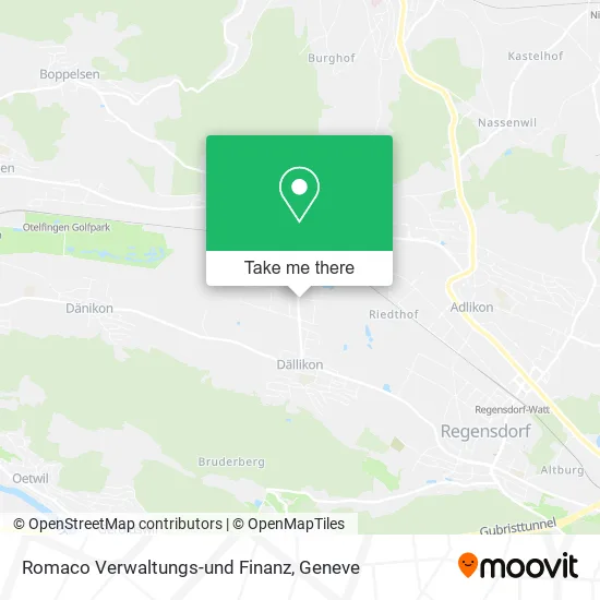 Romaco Verwaltungs-und Finanz map